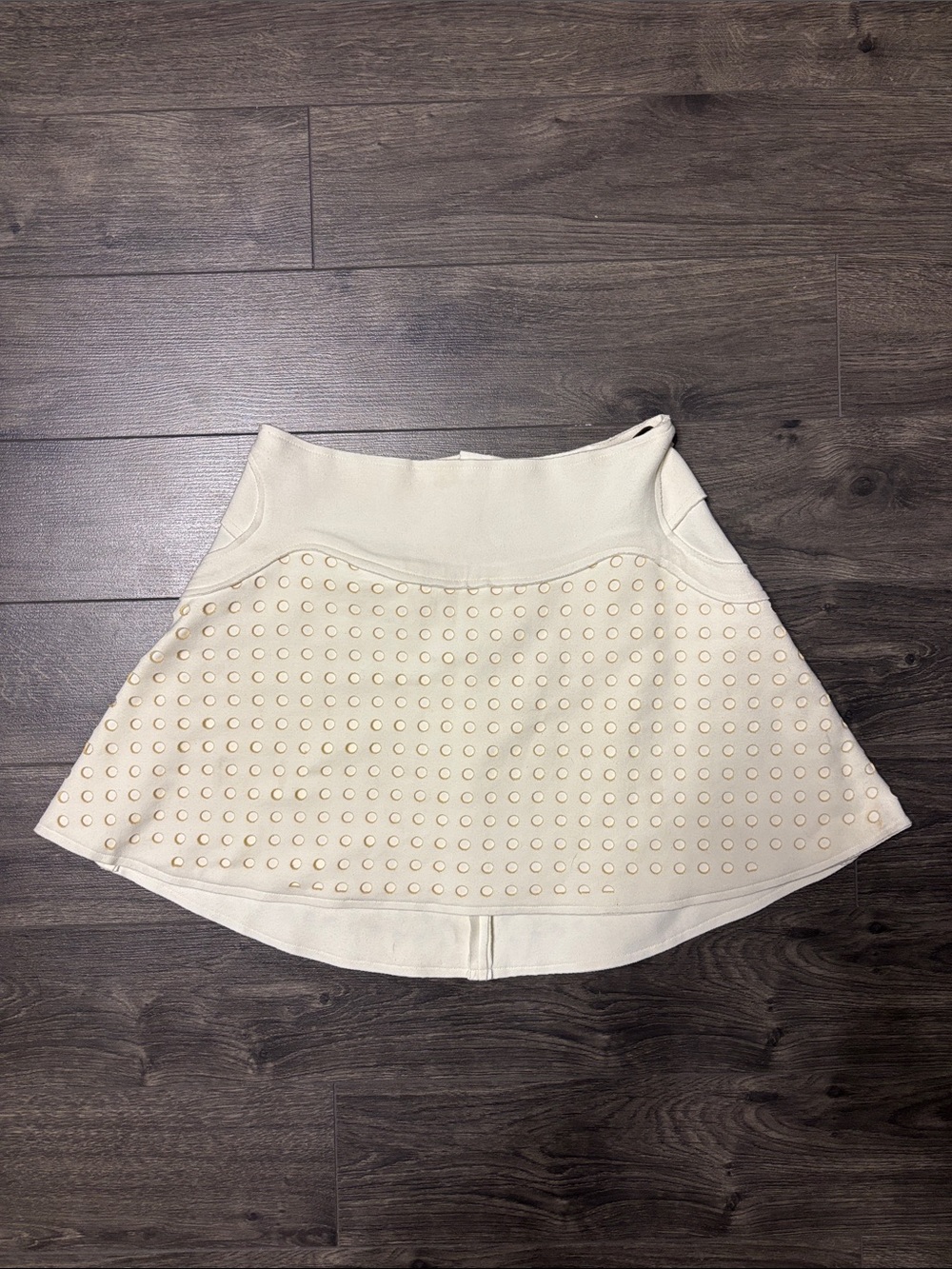 Animale Cream Mini Skirt